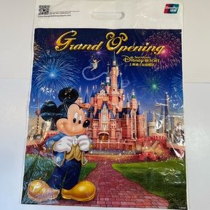 Disney Shanghai Resort Grand Opening Bag Tote Mickey Minnie Mouse